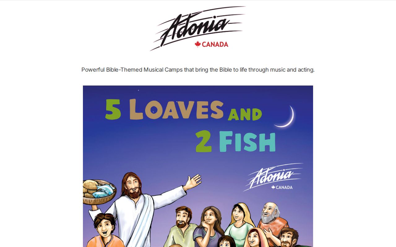 Adonia Musical Camps Association - Canada